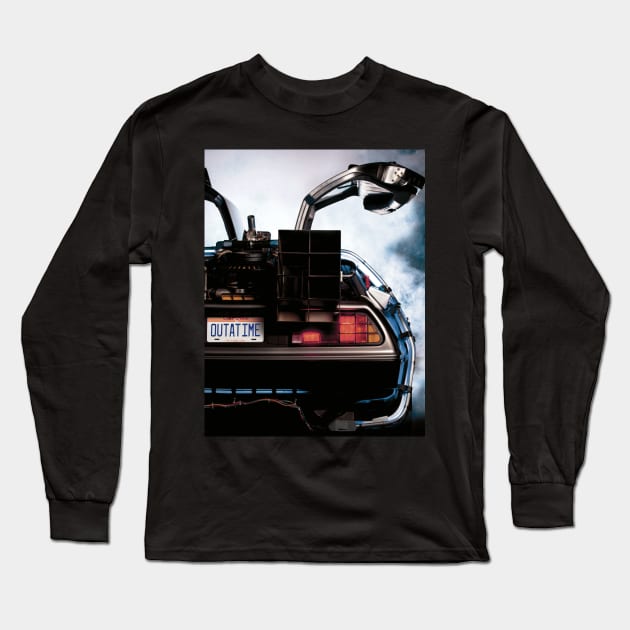 DeLorean Long Sleeve T-Shirt by WordFandom